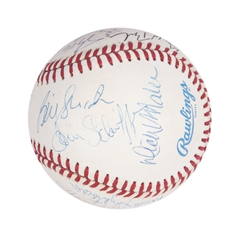 1994 Texas Rangers Stadium "The Ball Park In Arlington" Multi-Signed Ball Including President George W. Bush - From The Personal Collection Of Tom Vandergriff  (PSA/DNA, Vandergriff LOP)